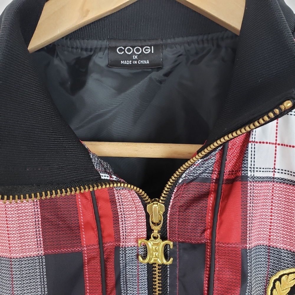 *Vintage* COOGI Plaid Bomber Jacket | Sz 1x - Picture 3 of 7